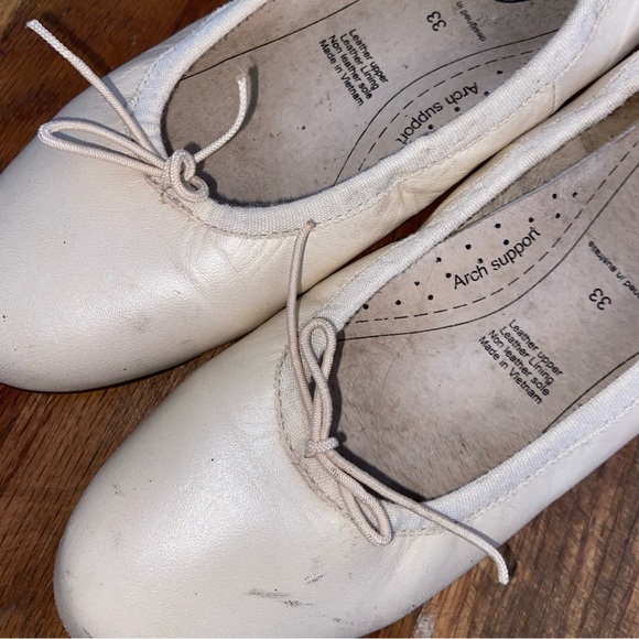 Old Soles Off-White Ballet Slip-on Flats - Picture 3 of 5